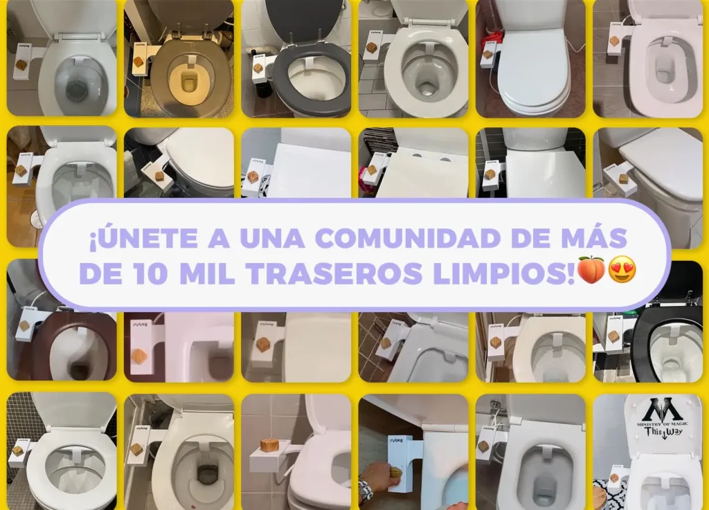 ¡ÚNETE A UNA COMUNIDAD DE MÁS DE 10 MIL TRASEROS LIMPIOS!